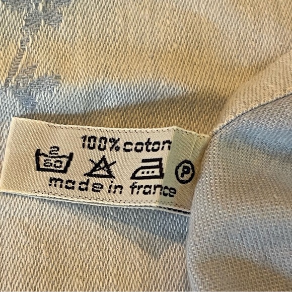 Vtg Le Jacquard Francais cotton tablecloth - Picture 5 of 15